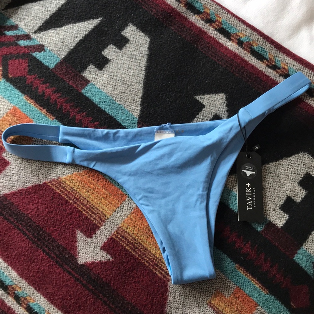 Tavik baby blue minimilq coverage bikini bottom